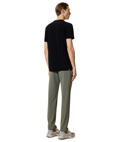 RRD T-shirt Girocollo Rib Strech a Costine 26220 Nero