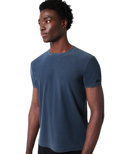 RRD T-shirt Techno Wash Piquet 25218 Blu Scuro