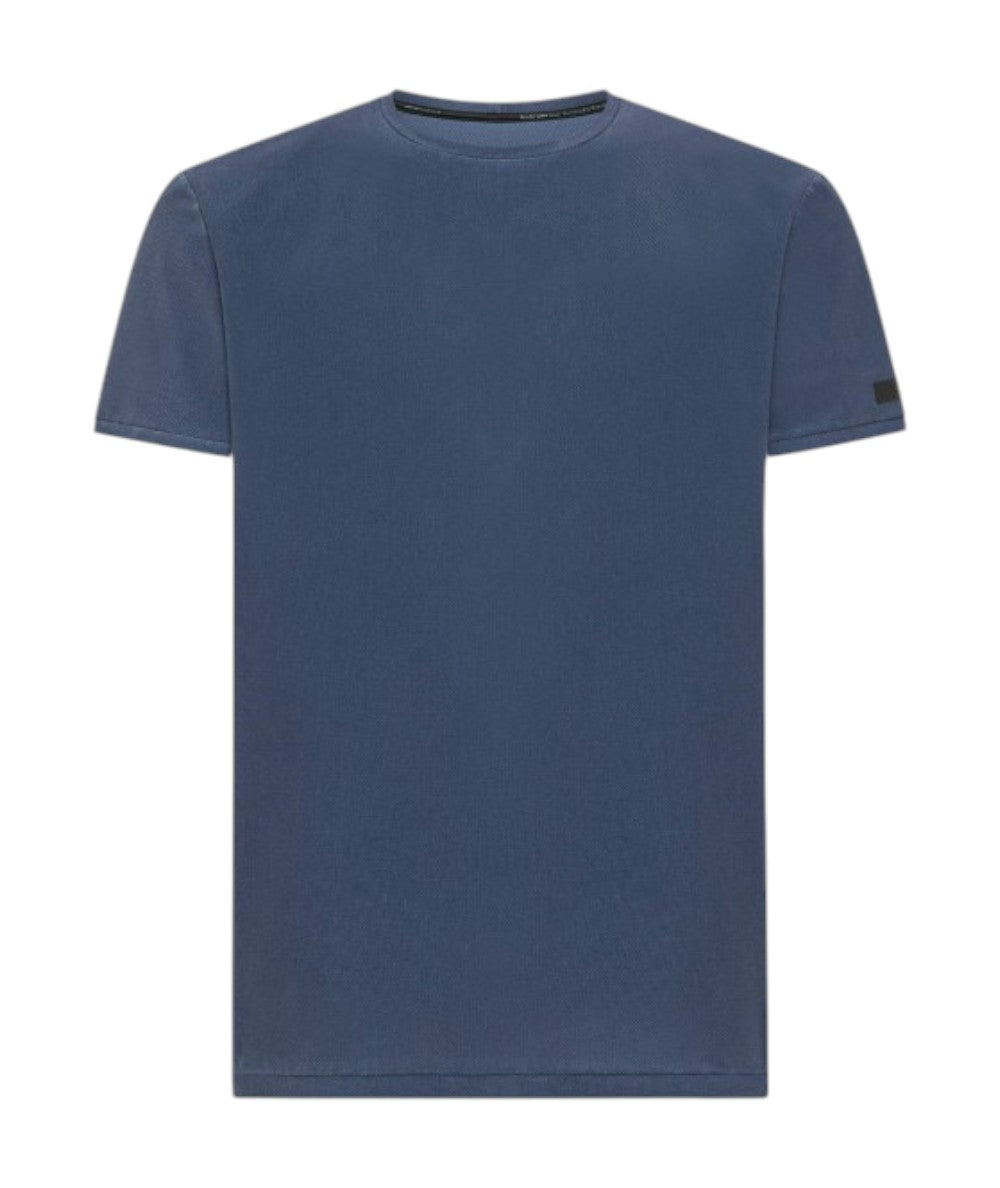 RRD T-shirt Techno Wash Piquet 25218 Blu Scuro 5