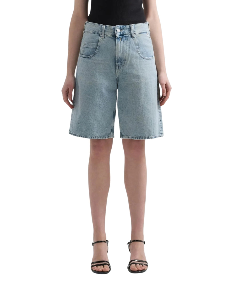 Replay Bermuda Straight Fit in Denim WA549.000.912107 Azzurro