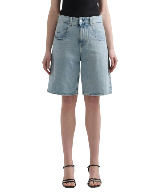Replay Bermuda Straight Fit in Denim WA549.000.912107 Azzurro