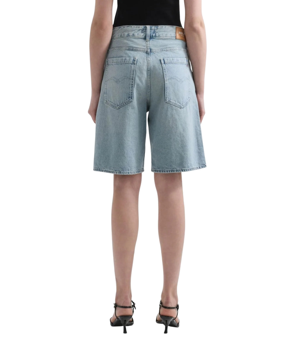 Replay Bermuda Straight Fit in Denim WA549.000.912107 Azzurro