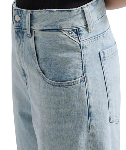 Replay Bermuda Straight Fit in Denim WA549.000.912107 Azzurro