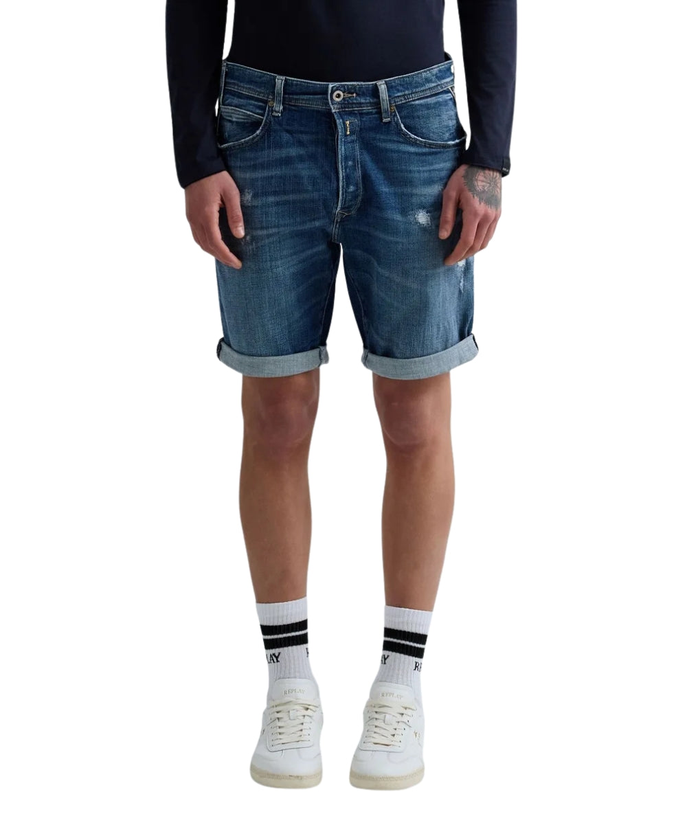 Replay Bermuda in Denim MA981Q.000.141102 Denim Medio