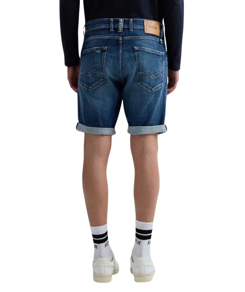 Replay Bermuda in Denim MA981Q.000.141102 Denim Medio