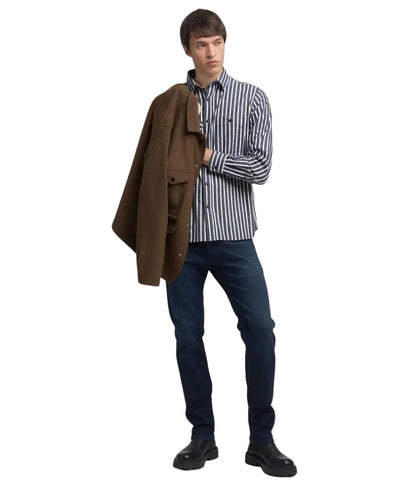 Replay Camicia  M4144.000.52826 Blu Bianco 