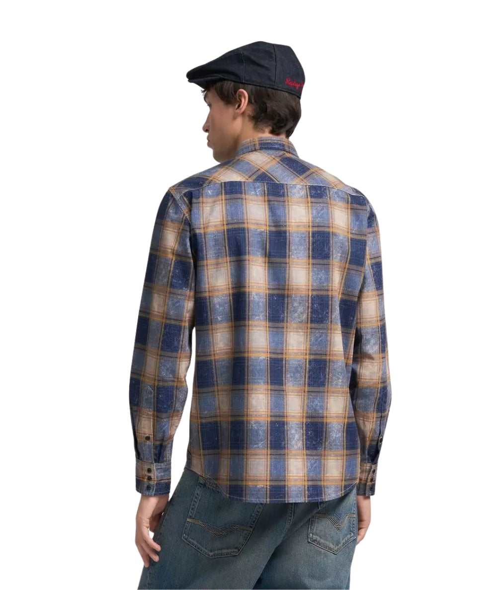 Replay Camicia  M4860T.000.52848 Blu