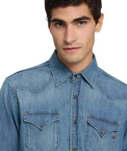Replay Camicia in Denim M4023T.000.26C94A Denim