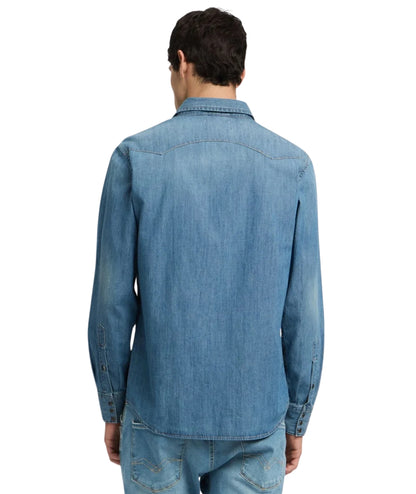 Replay Camicia in Denim M4023T.000.26C94A Denim