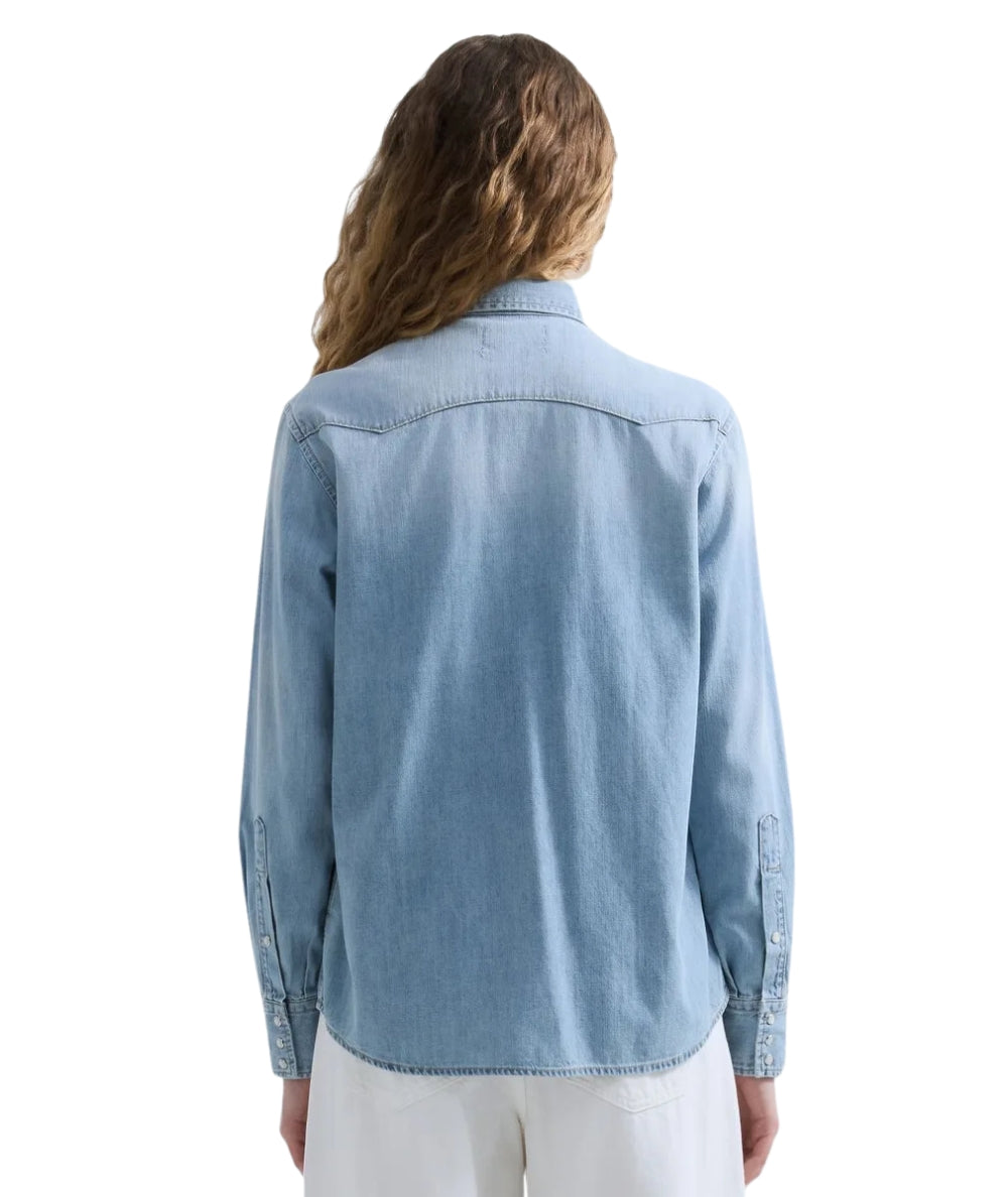 Replay Camicia in Denim W2362.000.26C17B Denim Chiaro