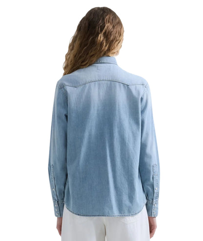 Replay Camicia in Denim W2362.000.26C17B Denim Chiaro