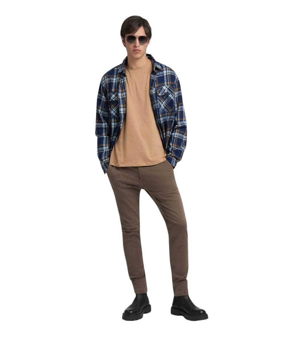 Replay Camicia in Fantasia Check  M4147.000.52820 Multicolor