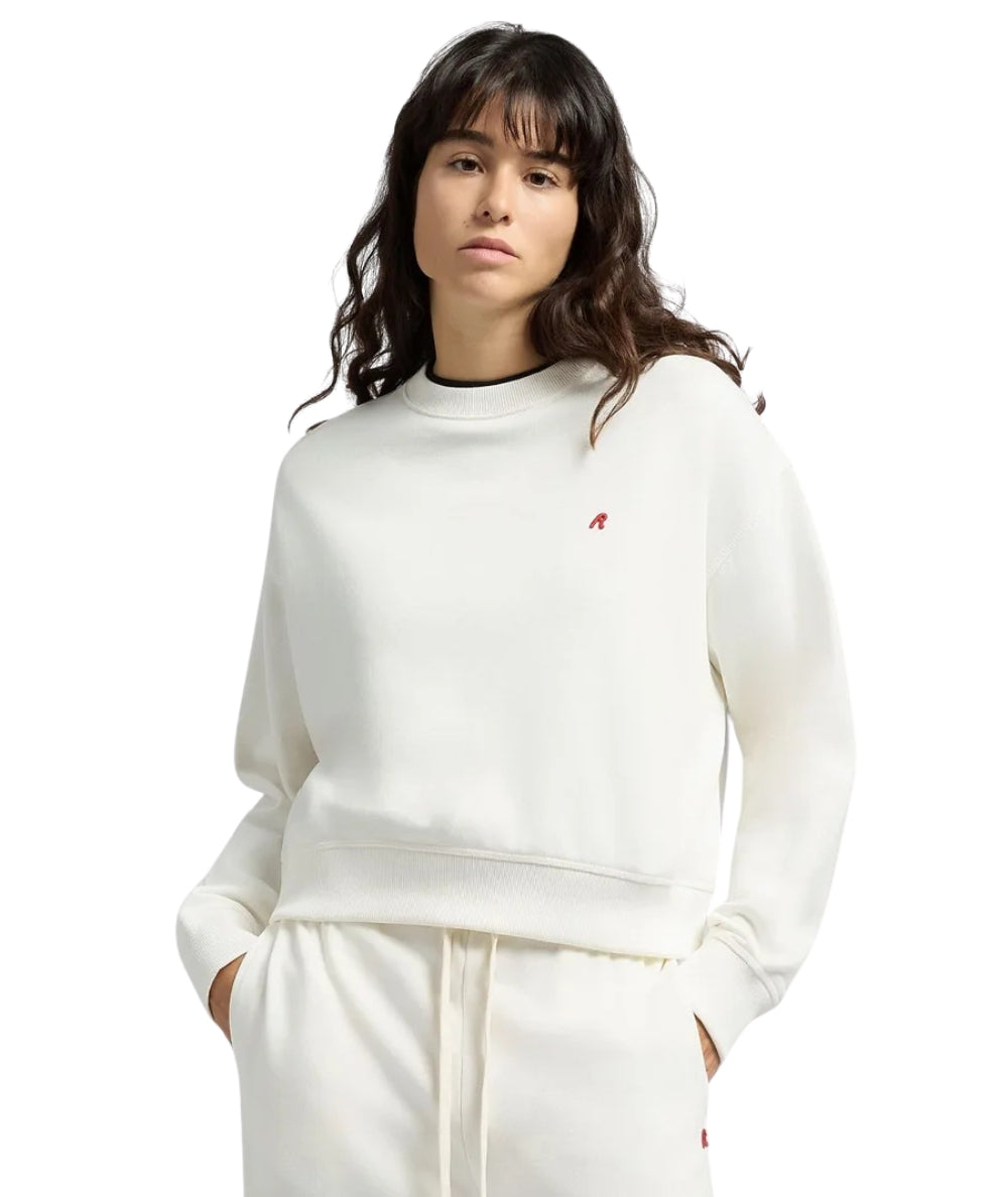 Replay Felpa Girocollo W3461C.000.23808 Bianco