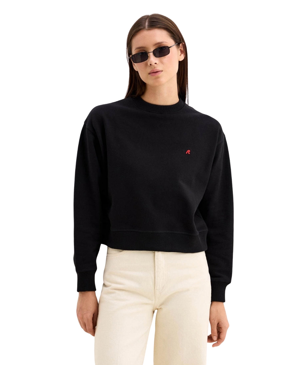 Replay Felpa Girocollo W3461C.000.23808 Nero