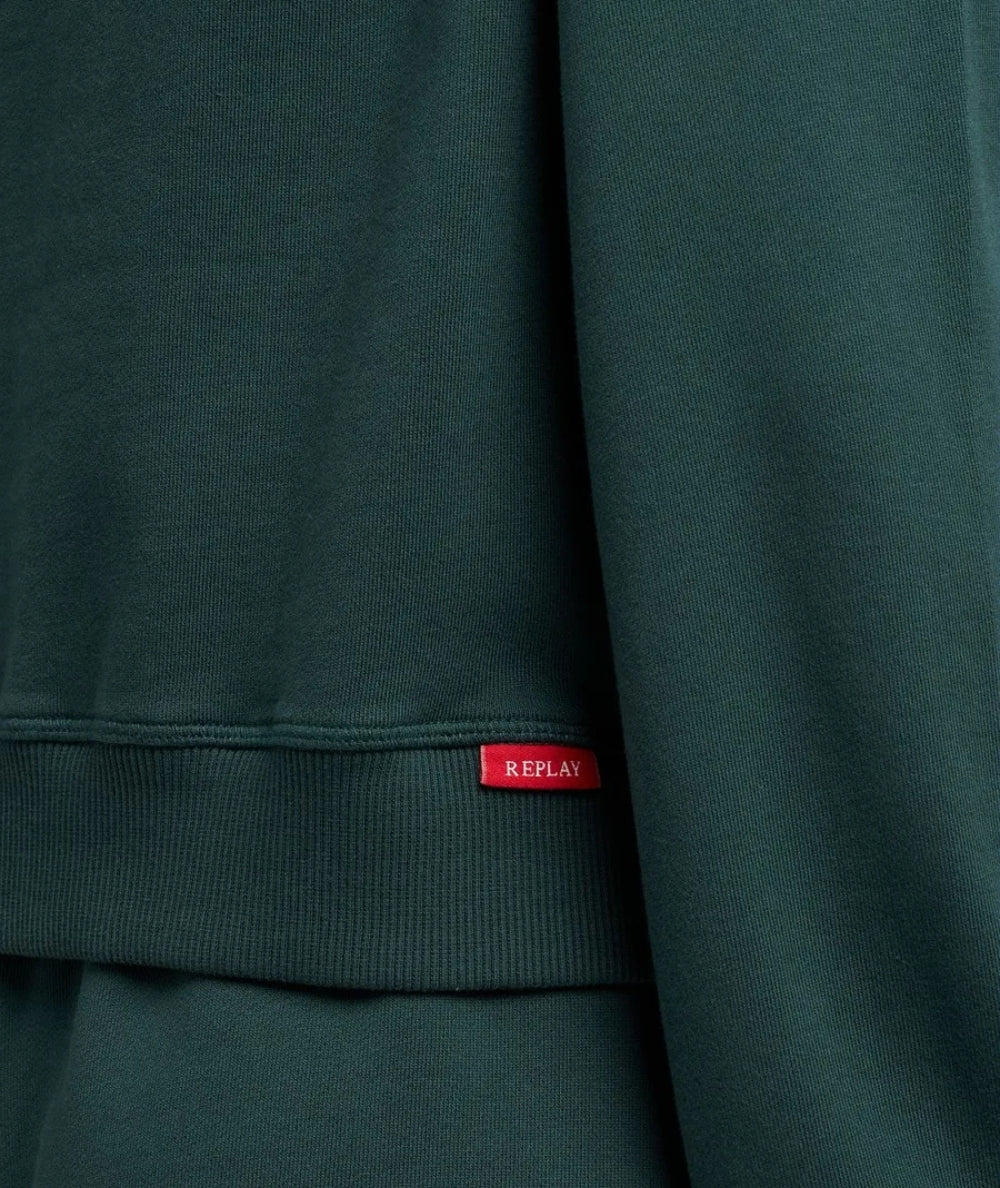 Replay Felpa Girocollo W3461C.000.23808 Verde