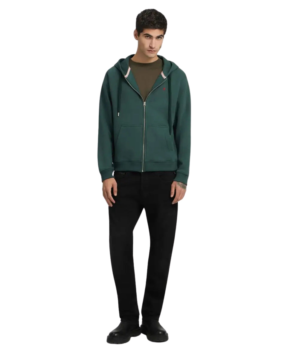 Replay Felpa con Cappuccio Full Zip M3107.000.23736P Verde