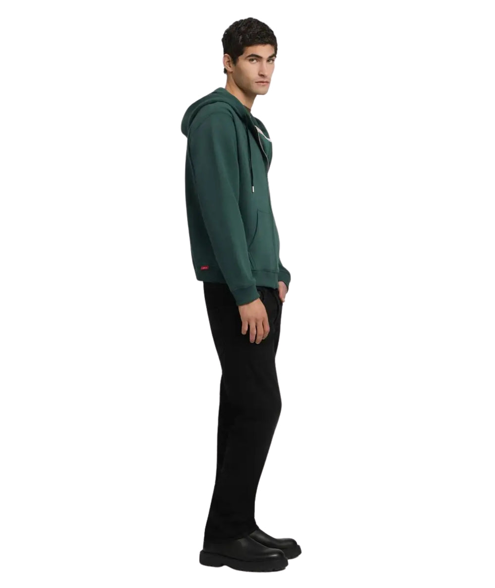 Replay Felpa con Cappuccio Full Zip M3107.000.23736P Verde