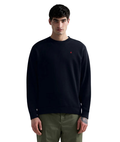 Replay Felpa con Girocollo in Cotone M3106.000.23802 Blu Scuro