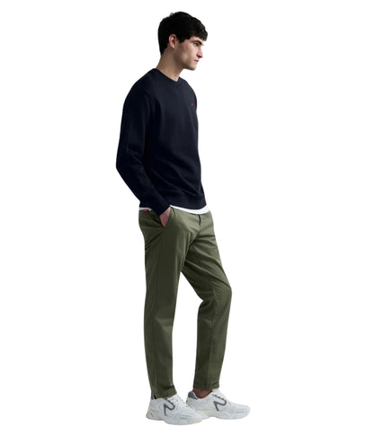 Replay Felpa con Girocollo in Cotone M3106.000.23802 Blu Scuro