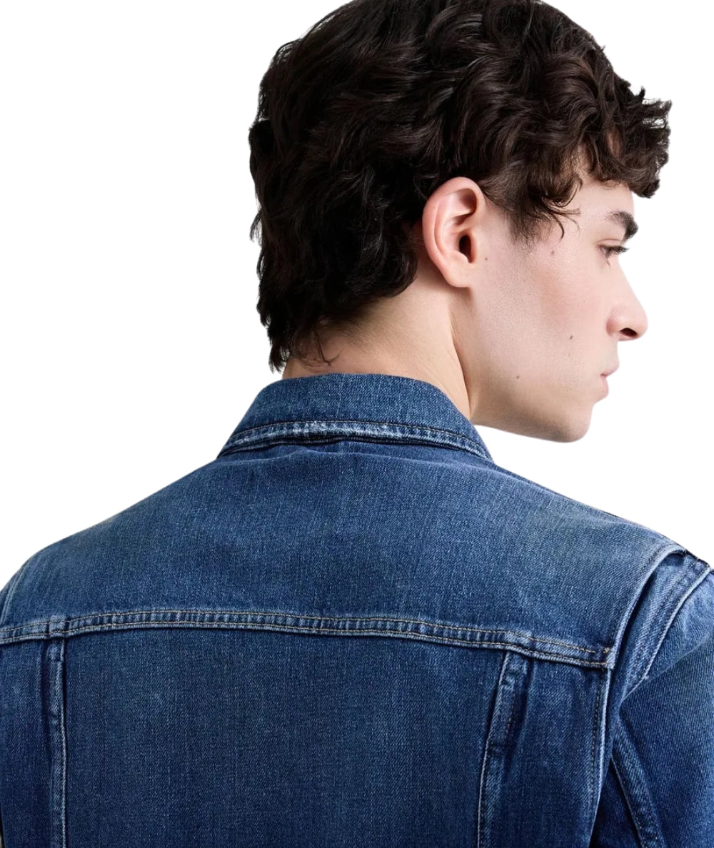 Replay Giacca con Tasche in Denim MV881.000.795100 Denim