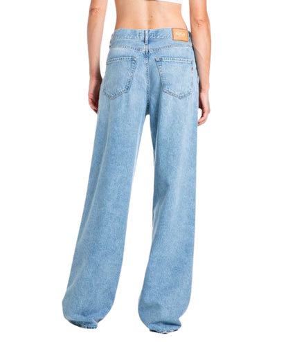 Replay Jeans Cary Wide Leg WA517.000.268169 Azzurro