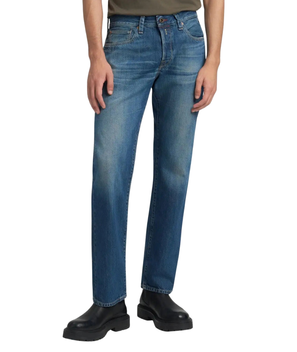 Replay Jeans Deryck Regular Fit M1039R.000.814836 Blu Scuro