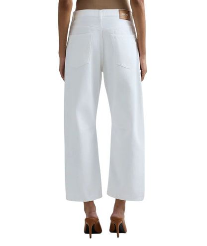 Replay Jeans Janie Barrel Fit a Vita Bassa WB550 .000.858001D Bianco 