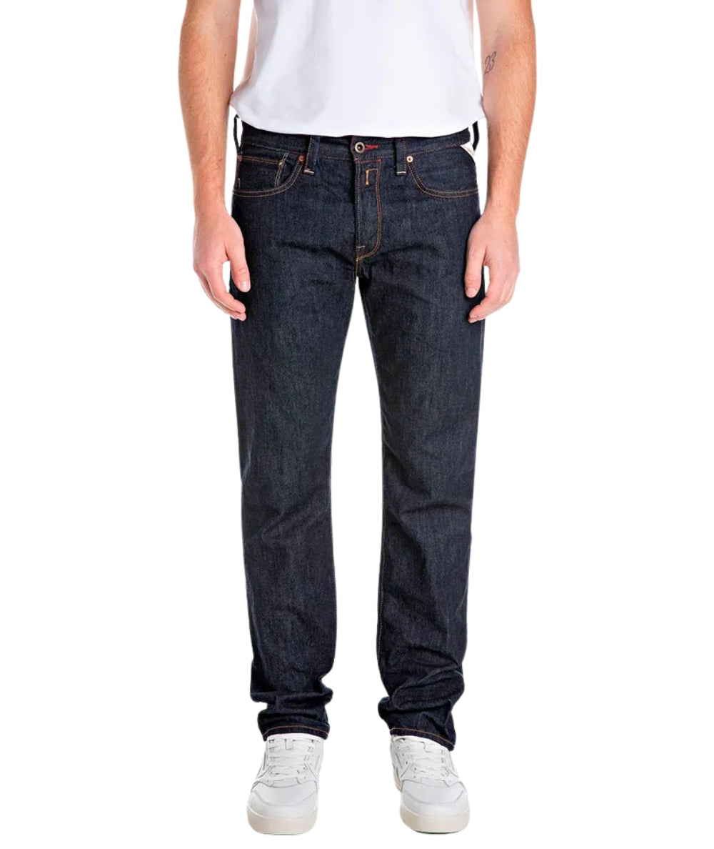 Replay Jeans Regular Fit Deryck M1039R.000.81407A Blu Scuro
