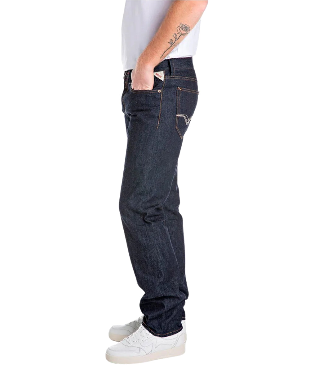 Replay Jeans Regular Fit Deryck M1039R.000.81407A Blu Scuro