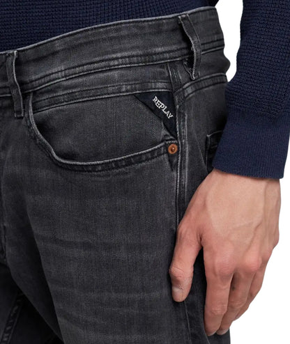 Replay Jeans Rocco Comfort Fit M1005.000.573B918 Grigio Scuro