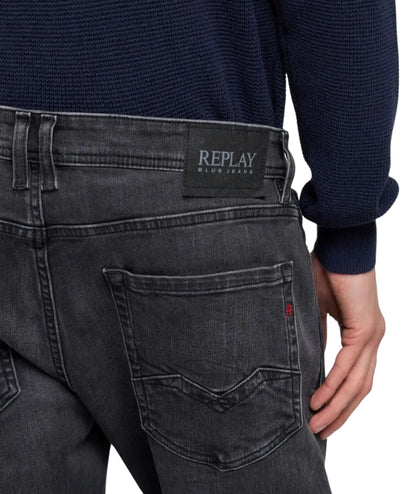 Replay Jeans Rocco Comfort Fit M1005.000.573B918 Grigio Scuro
