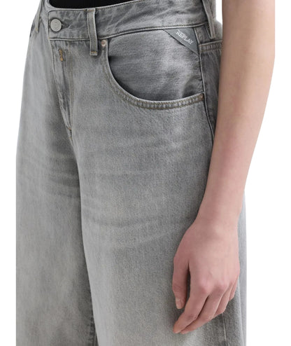 Replay Jeans Vivyette Baloon Fit WA547.000.804 123 Grigio Chiaro