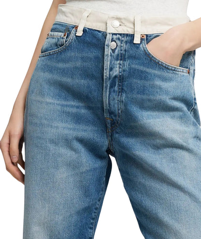 Replay Jeans con Dettagli a Contrasto W9Z1A.000.10364 Denim Medio