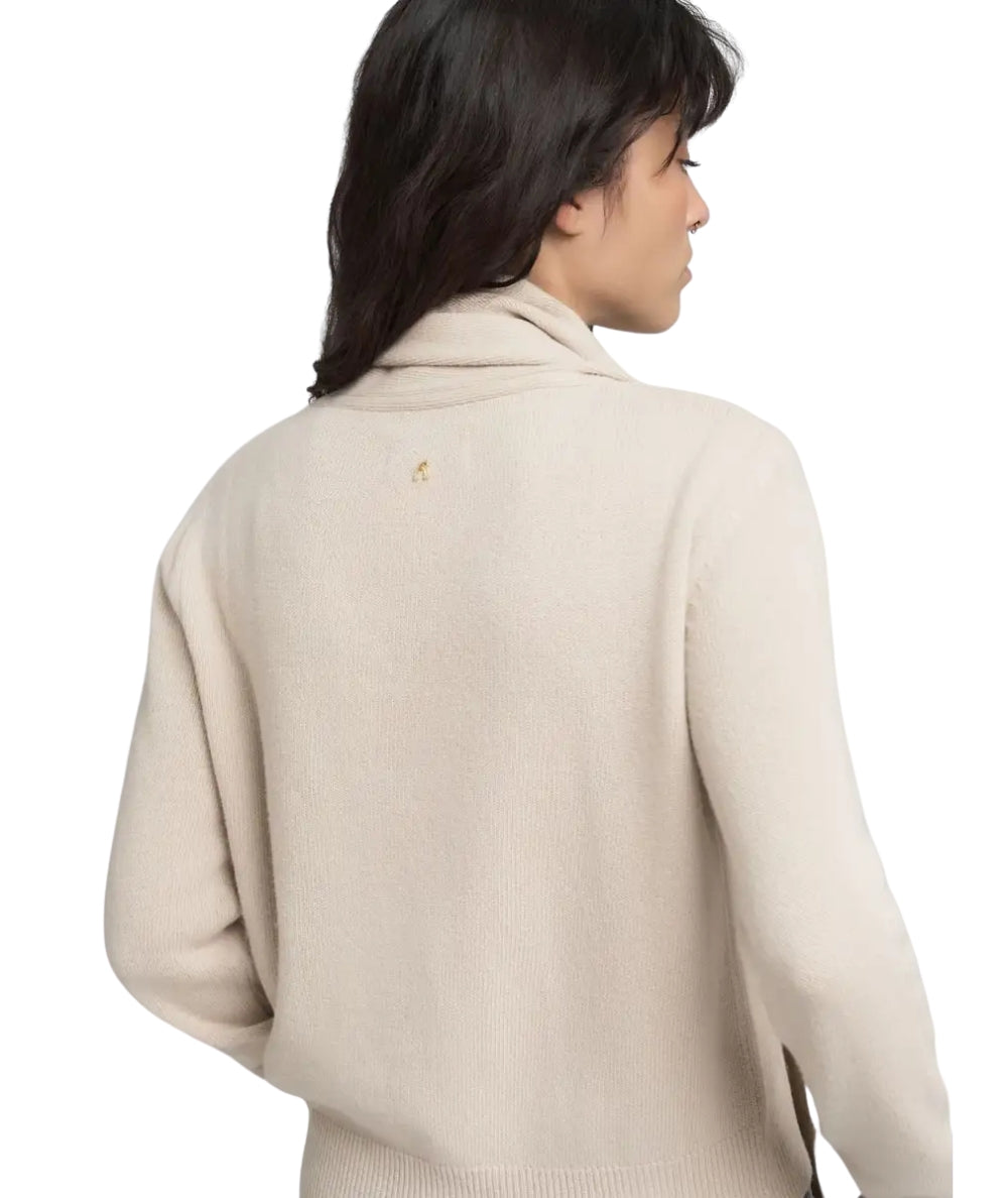 Replay Maglia con Collo a Sciarpa DK3923.000.G22726 Bianco Latte