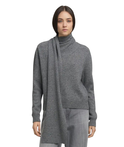 Replay Maglia con Collo a Sciarpa DK3923.000.G22726 Grigio