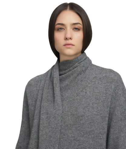 Replay Maglia con Collo a Sciarpa DK3923.000.G22726 Grigio