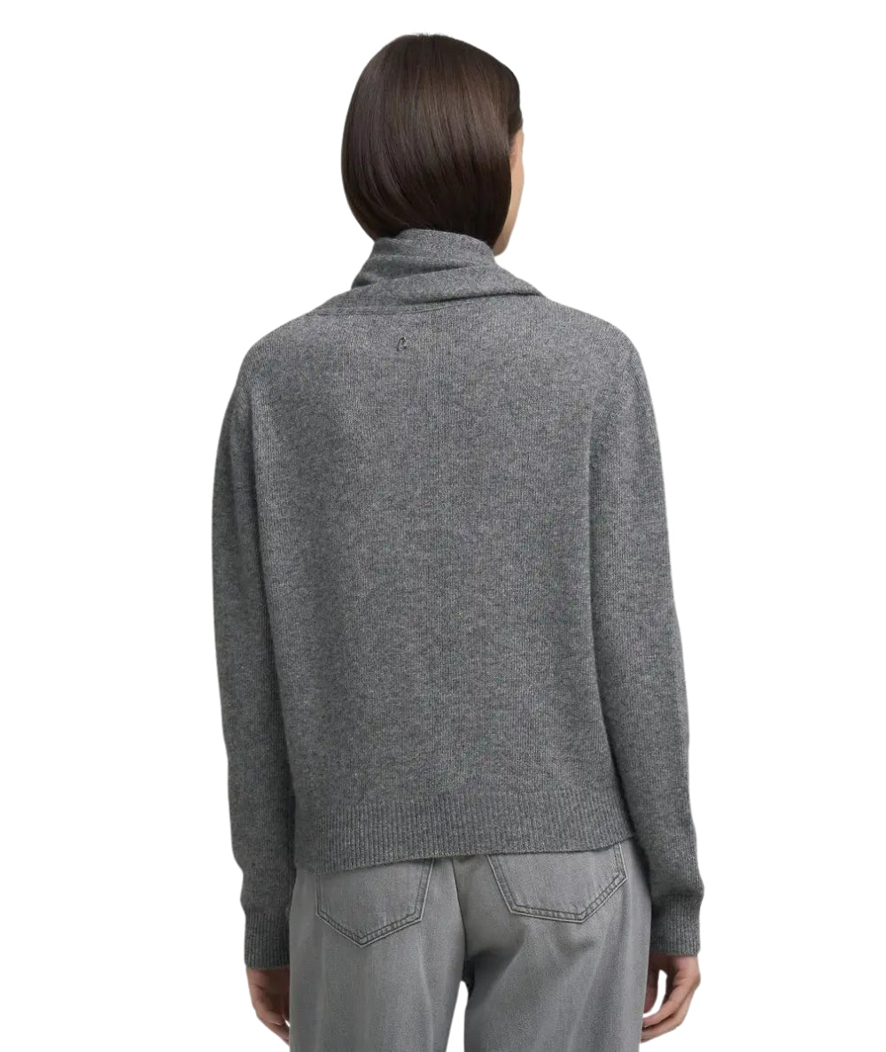 Replay Maglia con Collo a Sciarpa DK3923.000.G22726 Grigio