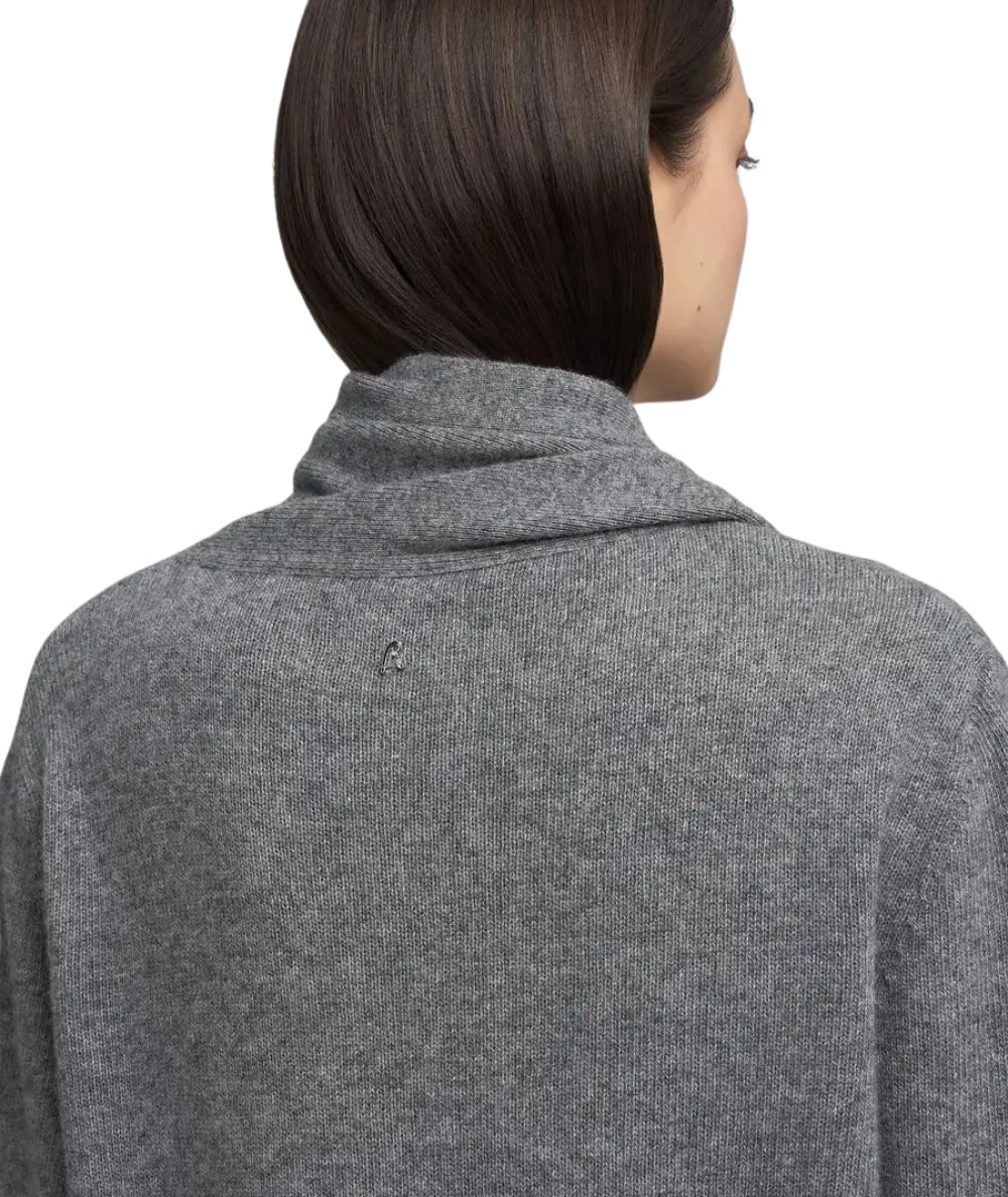 Replay Maglia con Collo a Sciarpa DK3923.000.G22726 Grigio