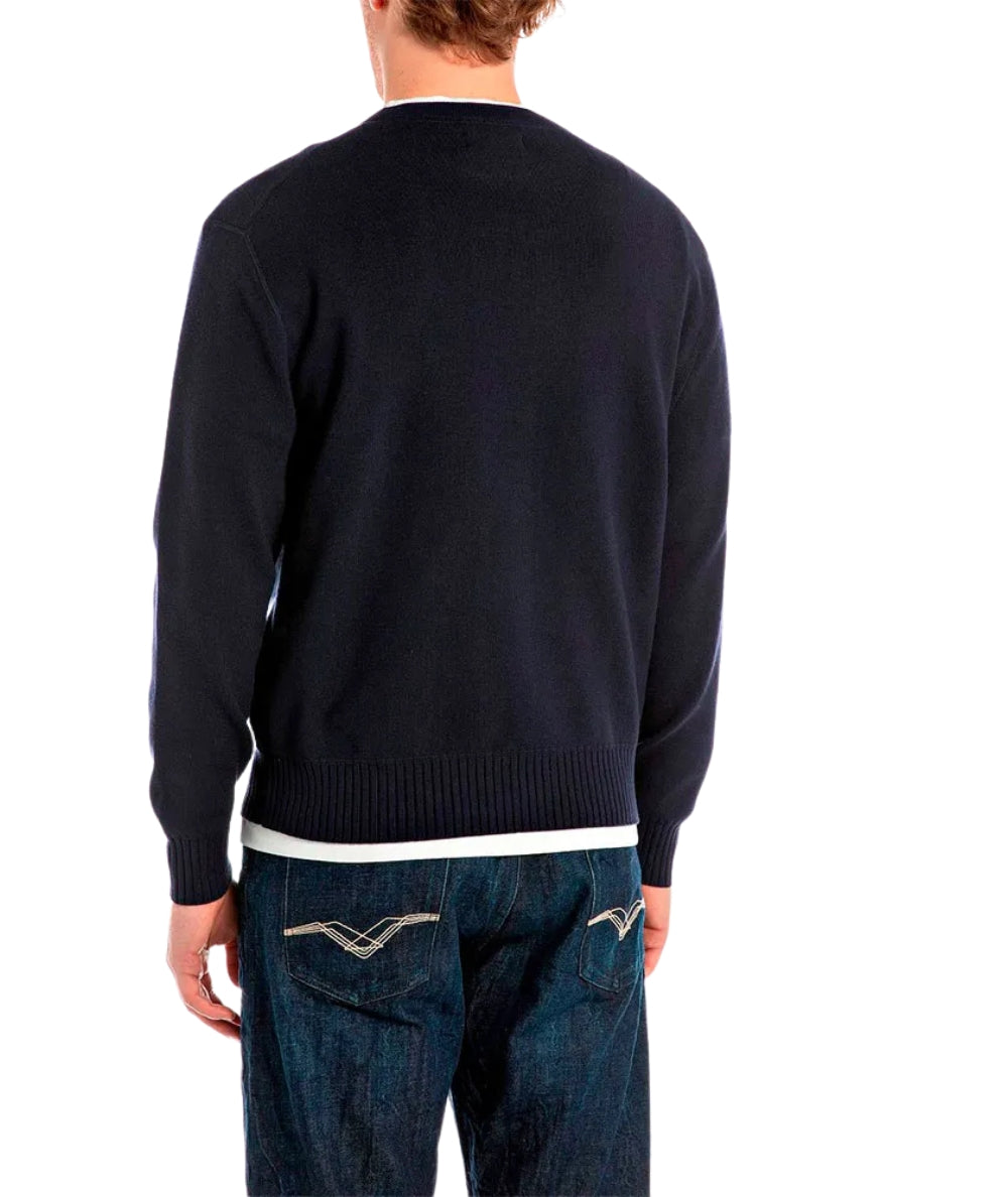 Replay Maglione Girocollo UK4885.000.G23538 Blu