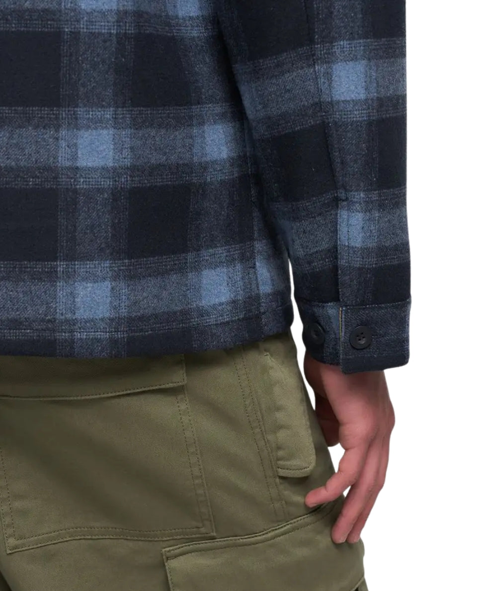 Replay Overshirt Fantasia Check  M8493.000.52808 Blu Navy Azzurro