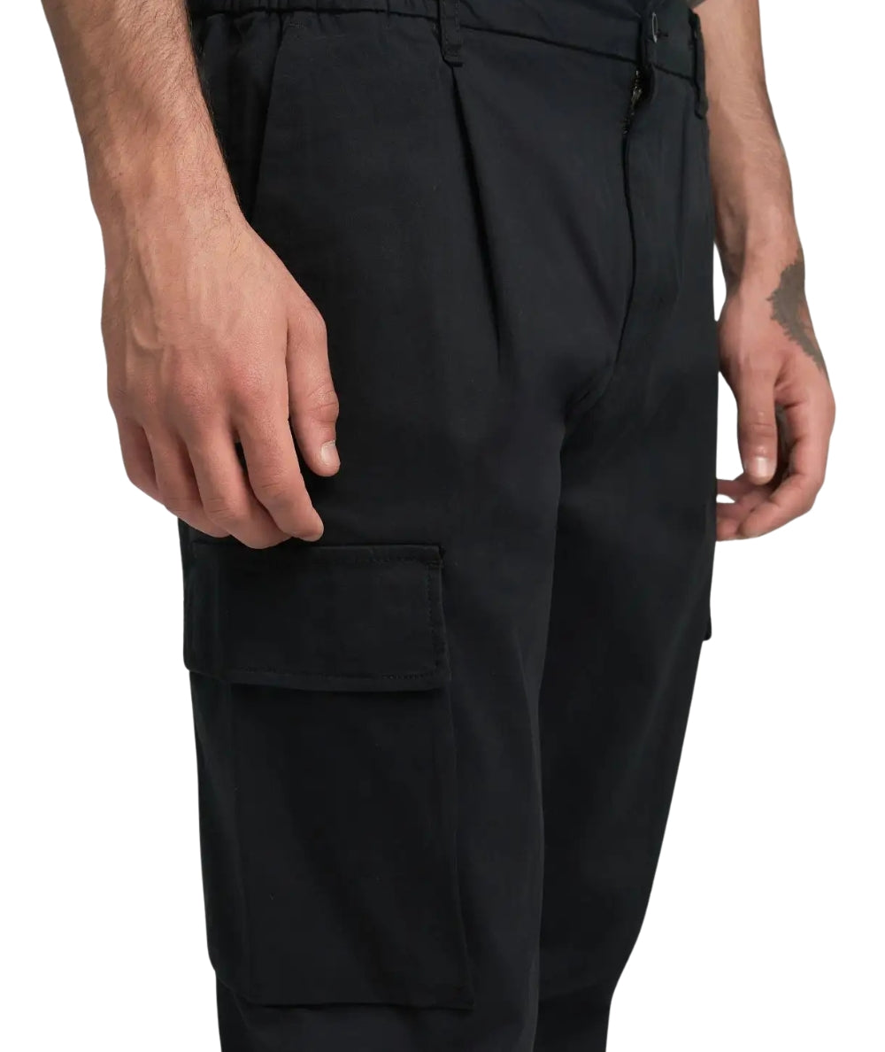 Replay Pantalone Cargo Adhann M9015C.000.84999 Nero