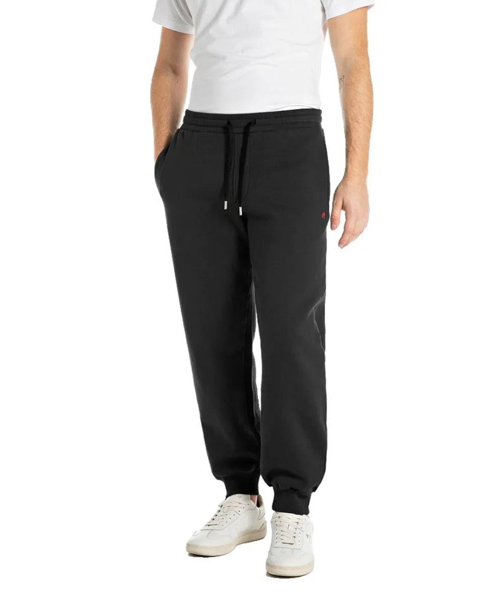 Replay Pantalone Jogger in Felpa M9031.000.23736P Nero