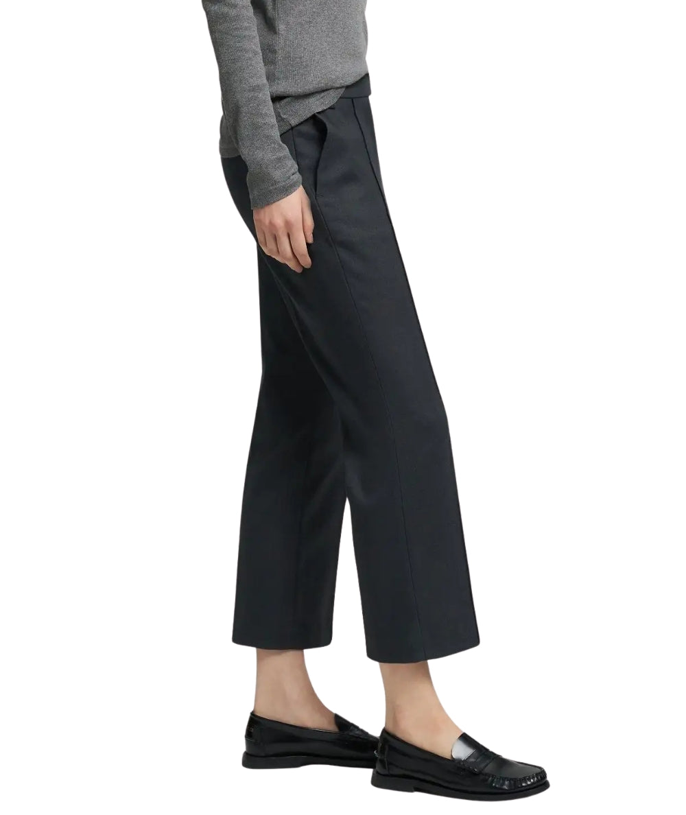 Replay Pantaloni Cropped Slim Fit W8170.000.52842 Grigio Scuro Melange 