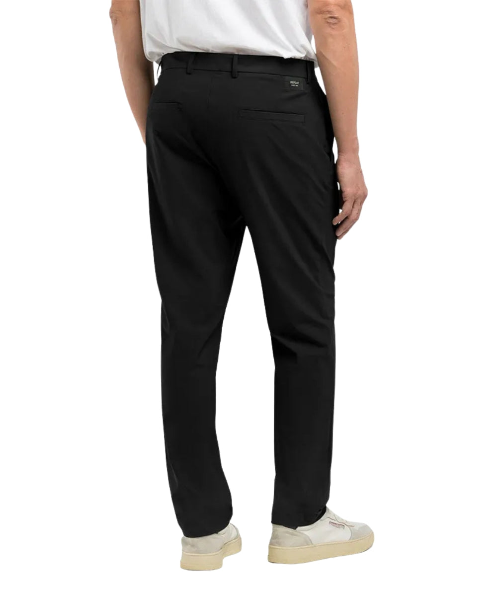 Replay Pantaloni in Tessuto Tecnico Stretch M9041 .000.23963 Nero