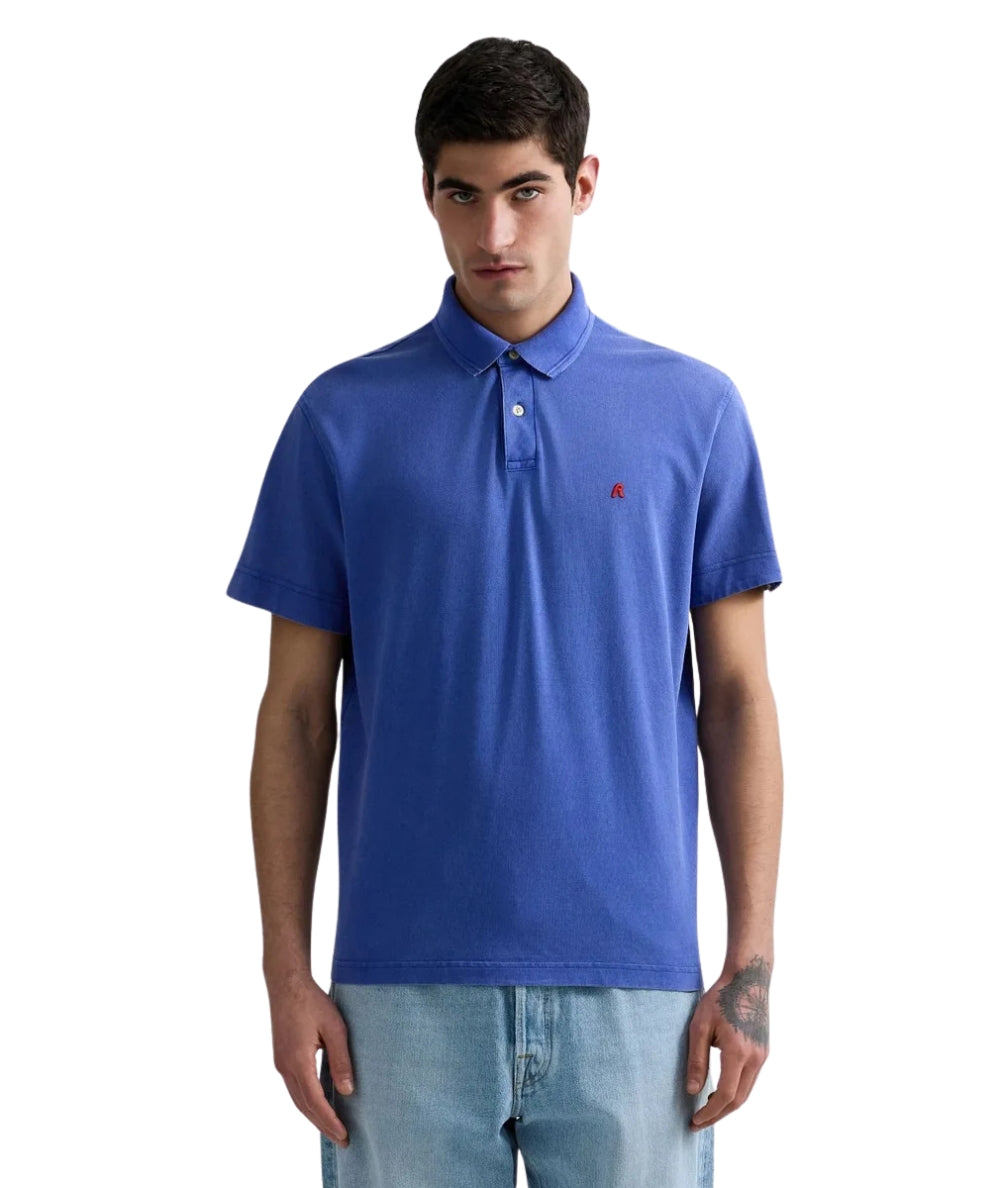 Replay Polo in Cotone Piquet M3431A.000.22696M Blu Royal