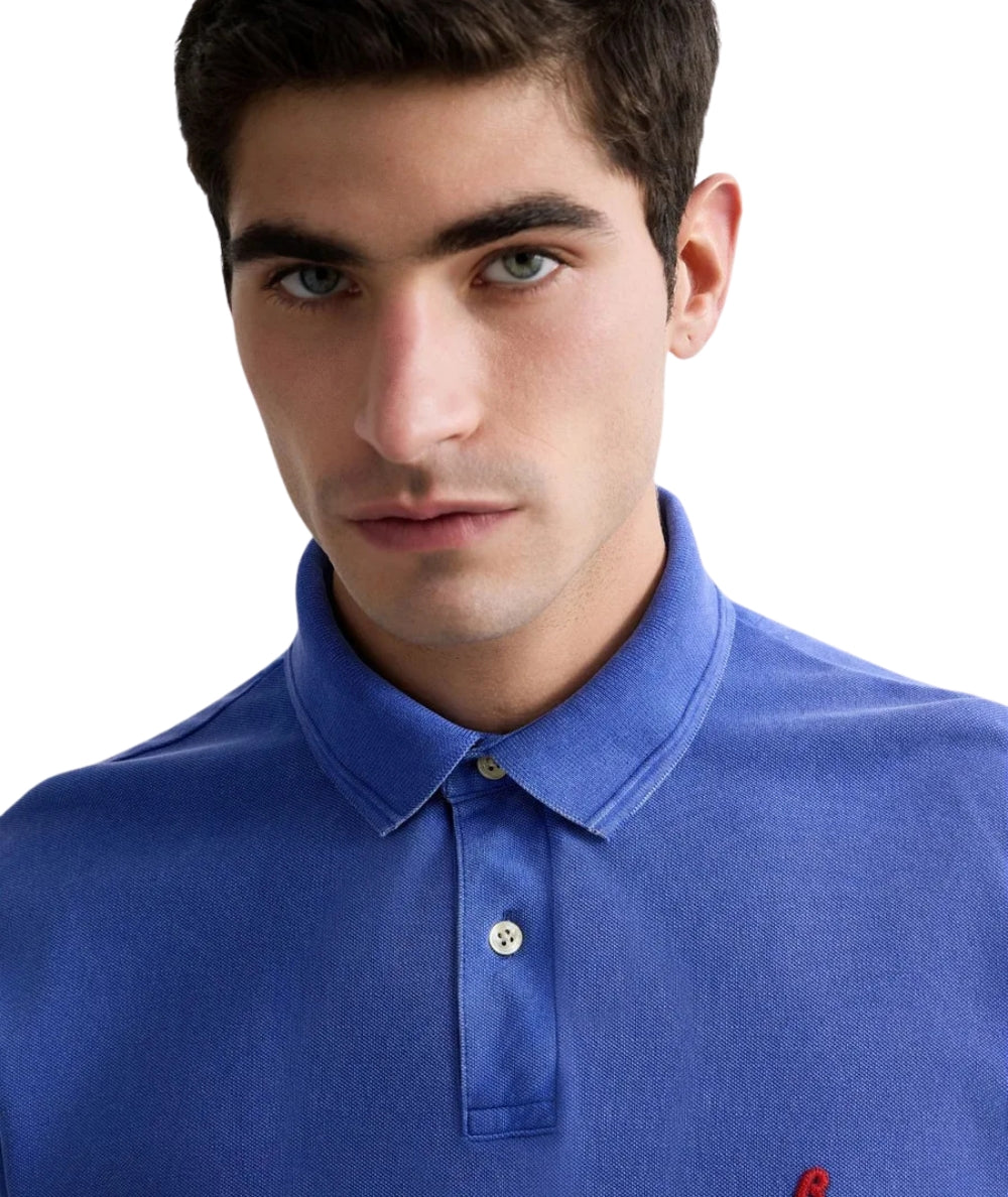 Replay Polo in Cotone Piquet M3431A.000.22696M Blu Royal