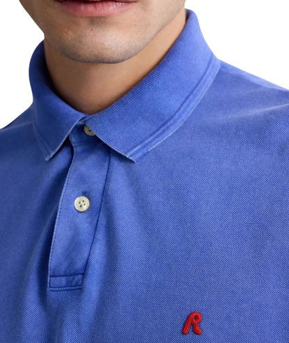 Replay Polo in Cotone Piquet M3431A.000.22696M Blu Royal