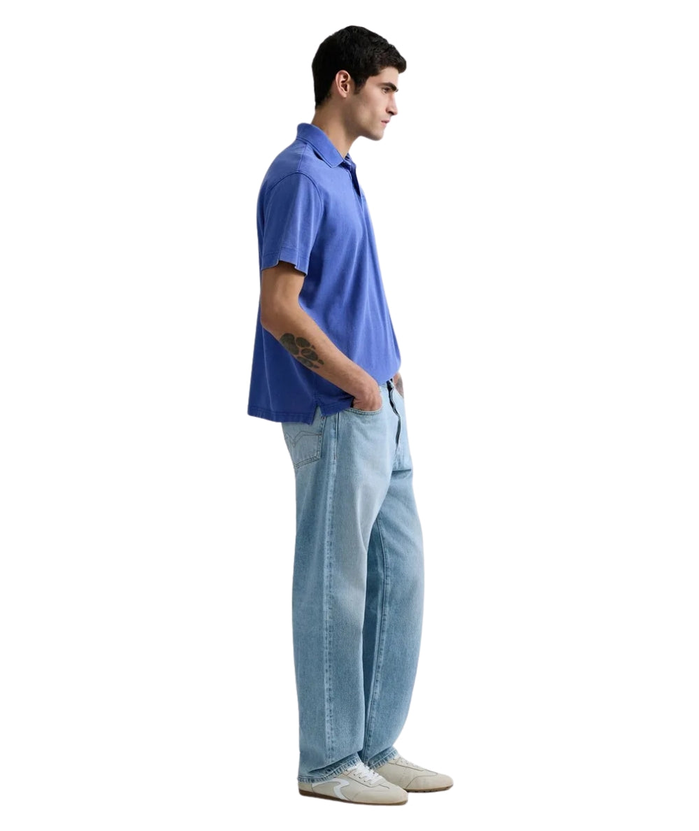 Replay Polo in Cotone Piquet M3431A.000.22696M Blu Royal