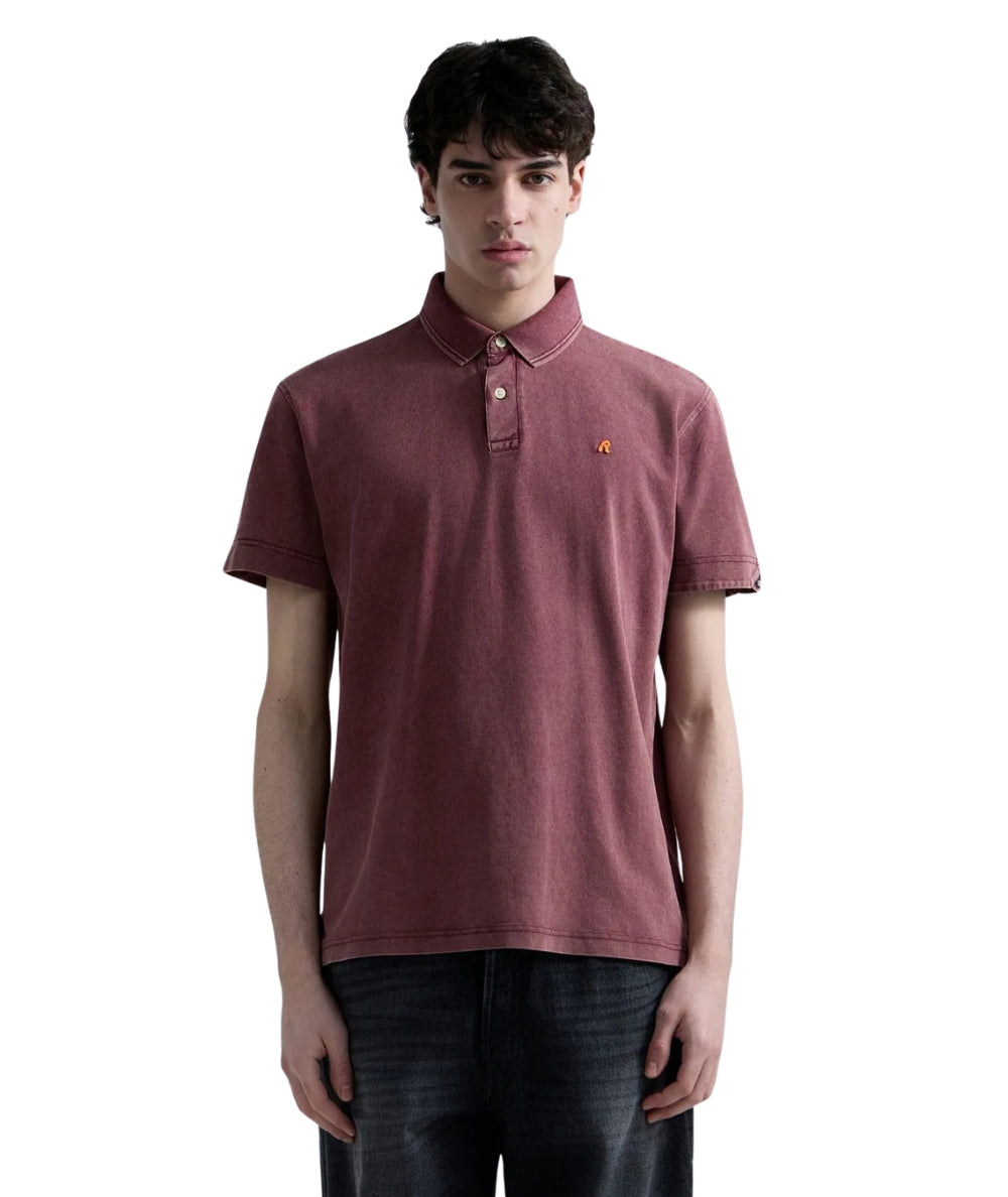 Replay Polo in Cotone Piquet M3431A.000.22696M Marrone