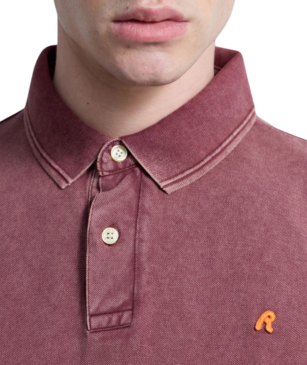 Replay Polo in Cotone Piquet M3431A.000.22696M Marrone